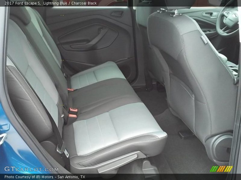 Lightning Blue / Charcoal Black 2017 Ford Escape S