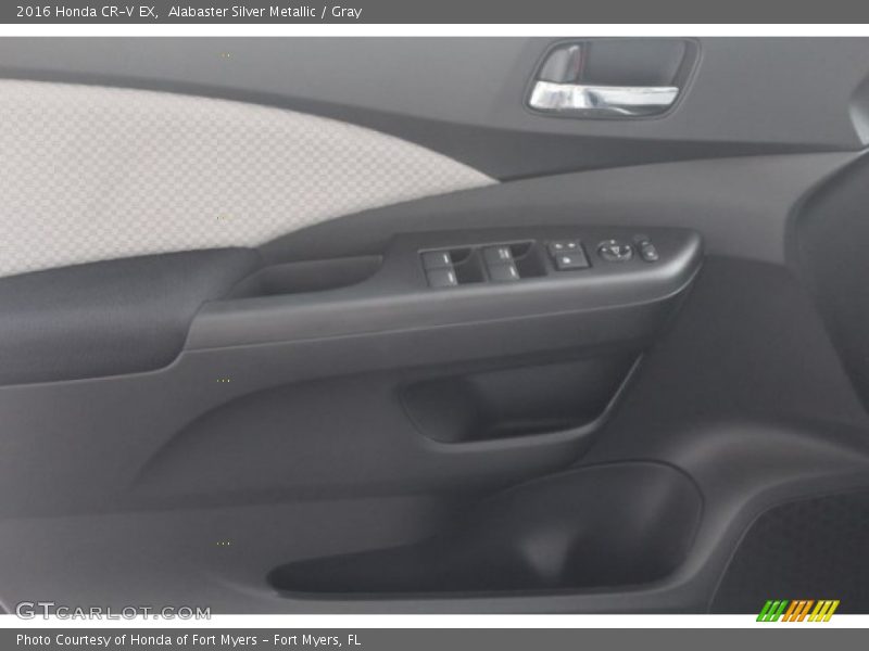 Alabaster Silver Metallic / Gray 2016 Honda CR-V EX