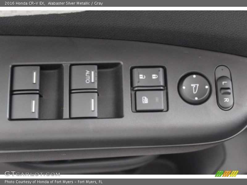 Alabaster Silver Metallic / Gray 2016 Honda CR-V EX