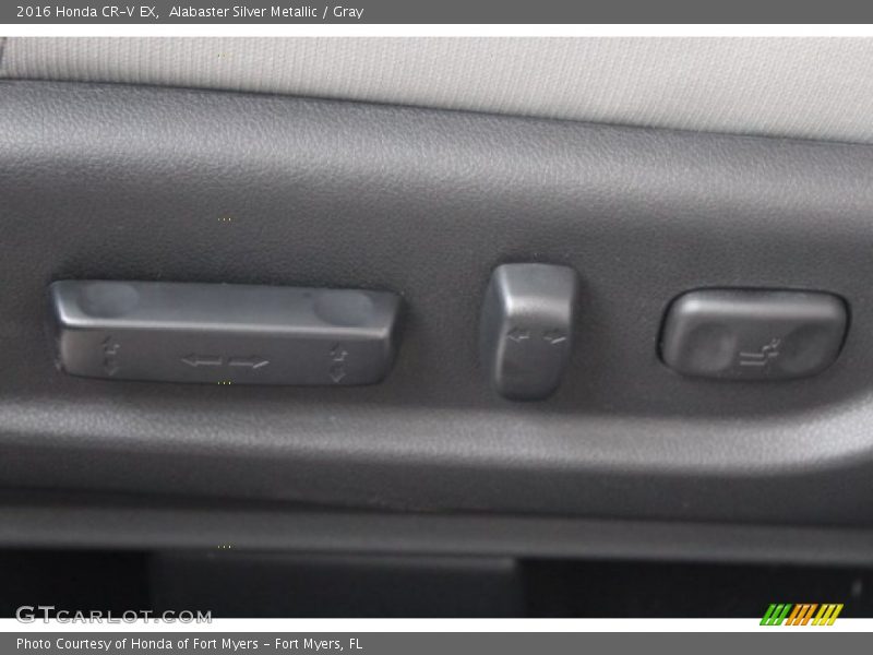 Alabaster Silver Metallic / Gray 2016 Honda CR-V EX