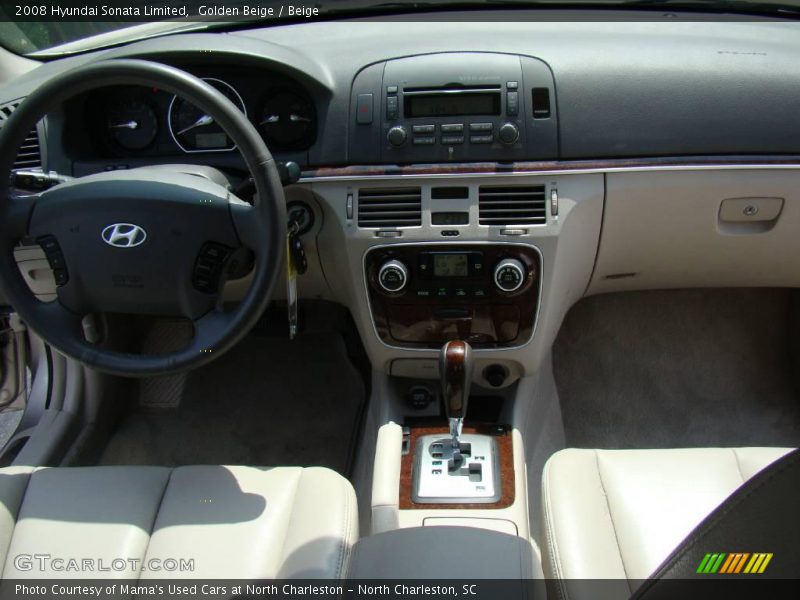 Golden Beige / Beige 2008 Hyundai Sonata Limited