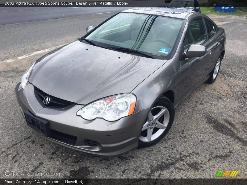 Desert Silver Metallic / Ebony 2003 Acura RSX Type S Sports Coupe