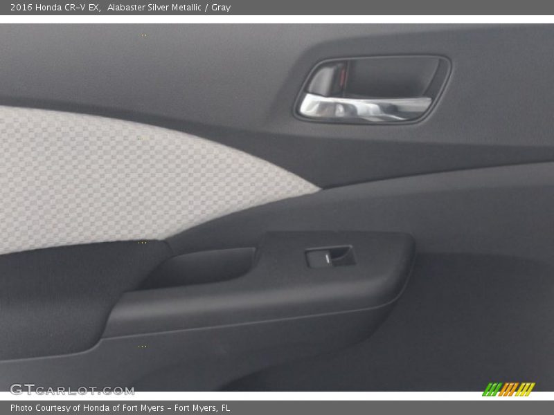 Alabaster Silver Metallic / Gray 2016 Honda CR-V EX