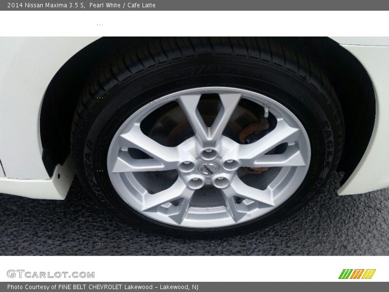 Pearl White / Cafe Latte 2014 Nissan Maxima 3.5 S