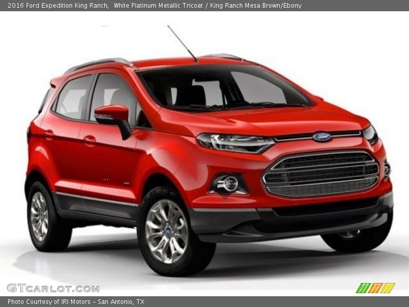 White Platinum Metallic Tricoat / King Ranch Mesa Brown/Ebony 2016 Ford Expedition King Ranch