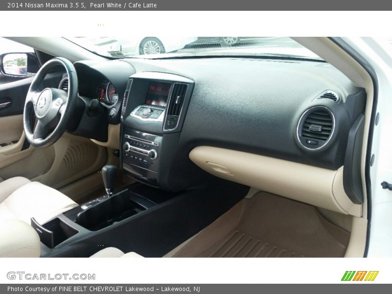 Pearl White / Cafe Latte 2014 Nissan Maxima 3.5 S