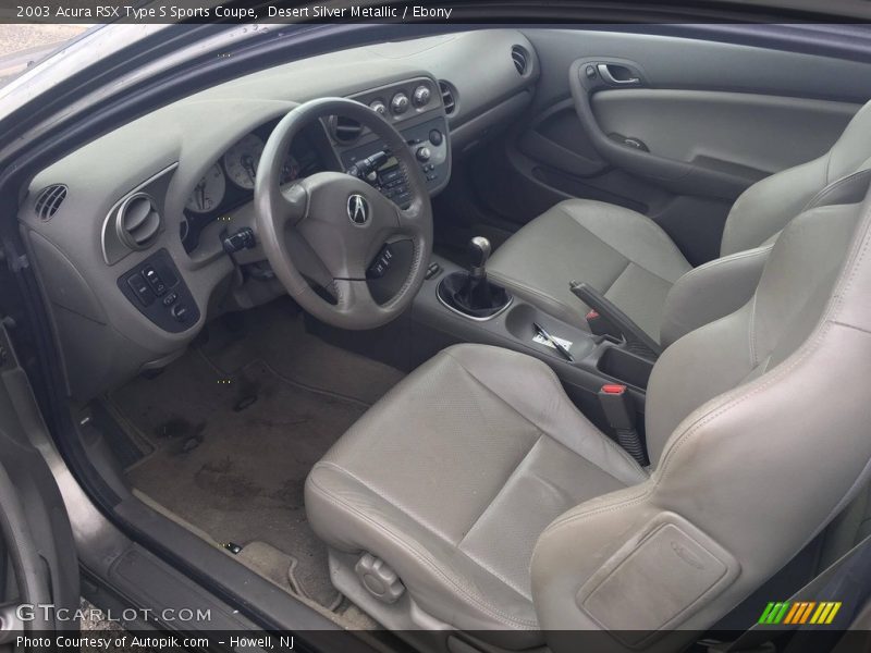 Desert Silver Metallic / Ebony 2003 Acura RSX Type S Sports Coupe