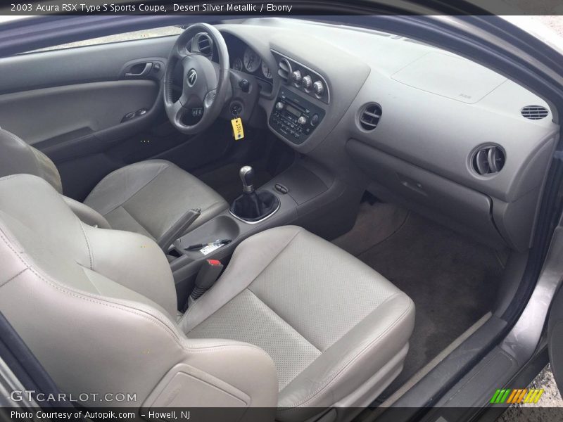 Desert Silver Metallic / Ebony 2003 Acura RSX Type S Sports Coupe