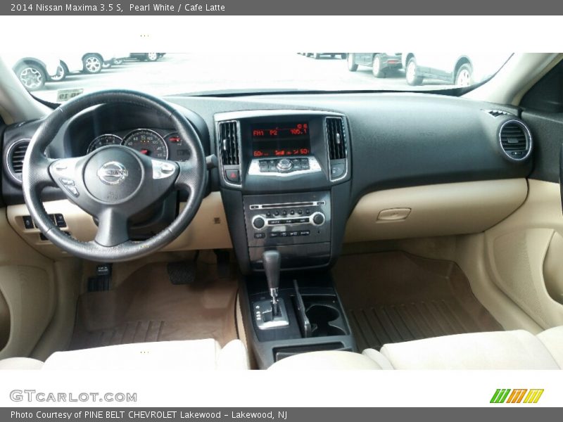 Pearl White / Cafe Latte 2014 Nissan Maxima 3.5 S