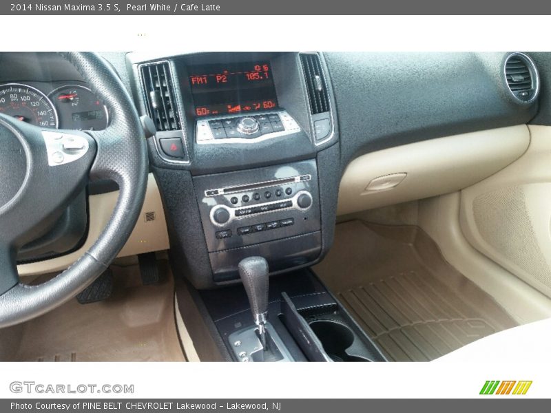 Pearl White / Cafe Latte 2014 Nissan Maxima 3.5 S