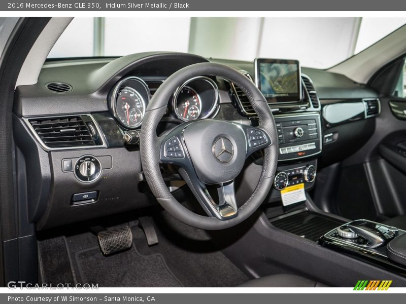 Iridium Silver Metallic / Black 2016 Mercedes-Benz GLE 350