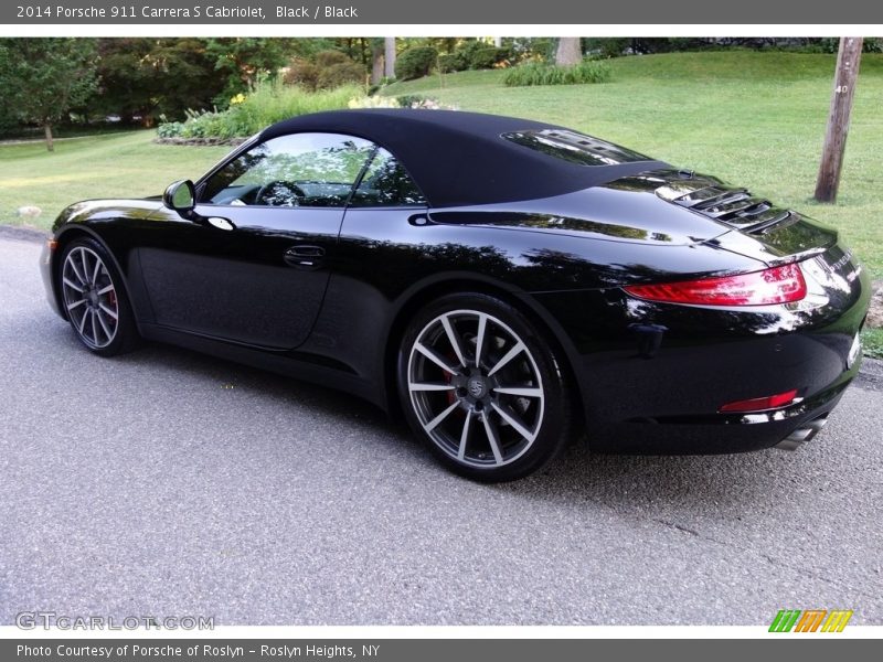 Black / Black 2014 Porsche 911 Carrera S Cabriolet