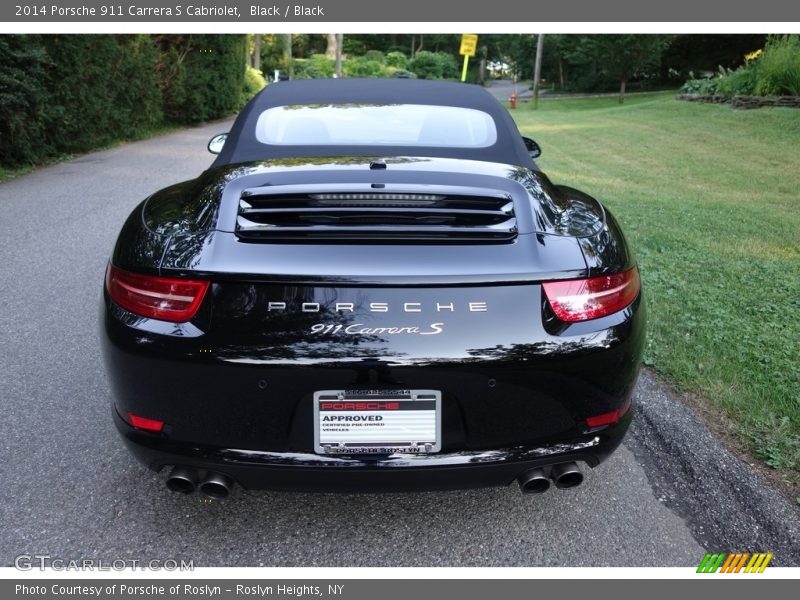 Black / Black 2014 Porsche 911 Carrera S Cabriolet