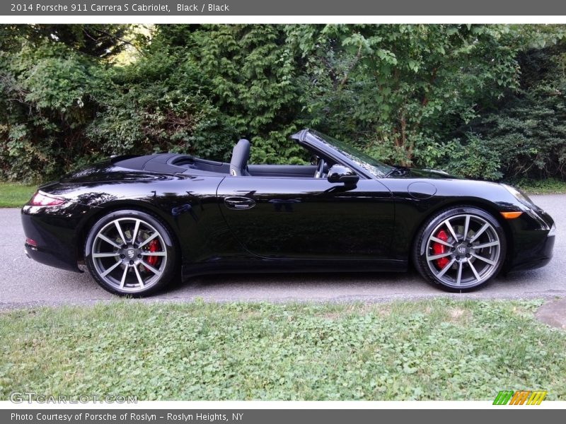 Black / Black 2014 Porsche 911 Carrera S Cabriolet