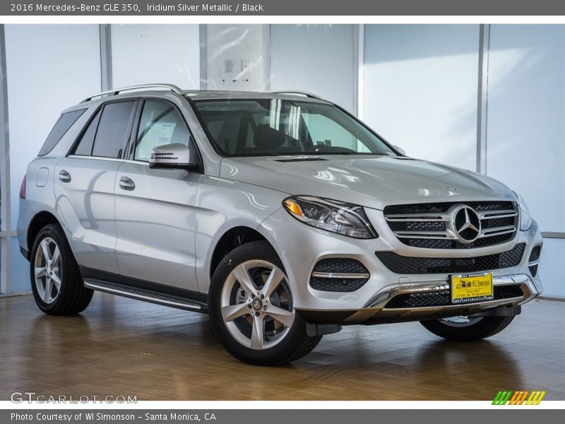 Iridium Silver Metallic / Black 2016 Mercedes-Benz GLE 350