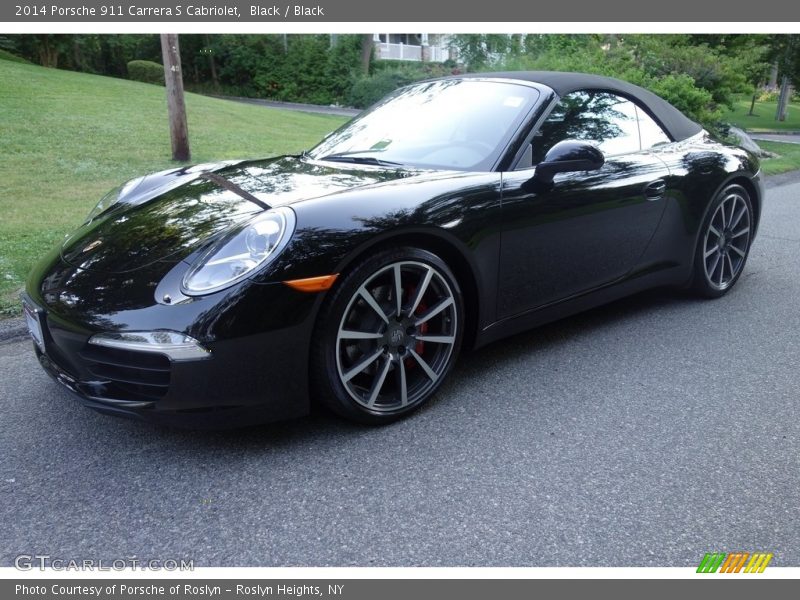 Black / Black 2014 Porsche 911 Carrera S Cabriolet