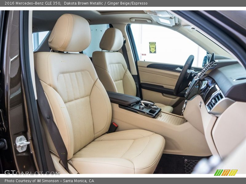 Dakota Brown Metallic / Ginger Beige/Espresso 2016 Mercedes-Benz GLE 350