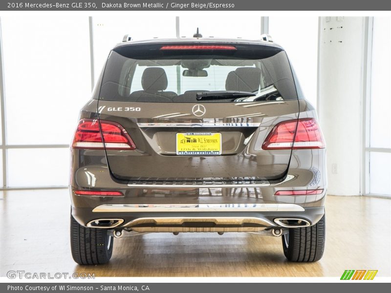 Dakota Brown Metallic / Ginger Beige/Espresso 2016 Mercedes-Benz GLE 350