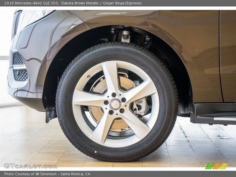 Dakota Brown Metallic / Ginger Beige/Espresso 2016 Mercedes-Benz GLE 350