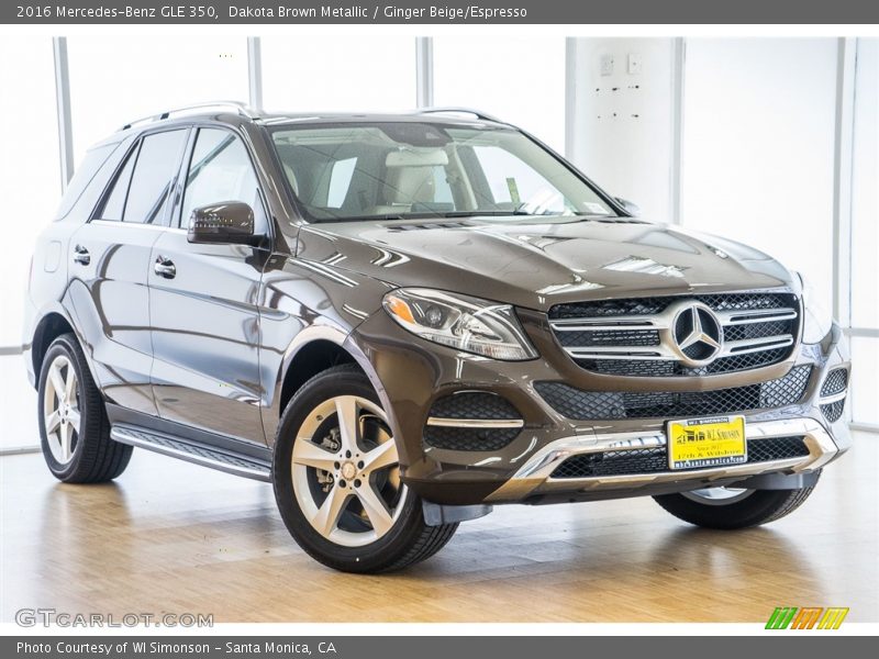 Dakota Brown Metallic / Ginger Beige/Espresso 2016 Mercedes-Benz GLE 350