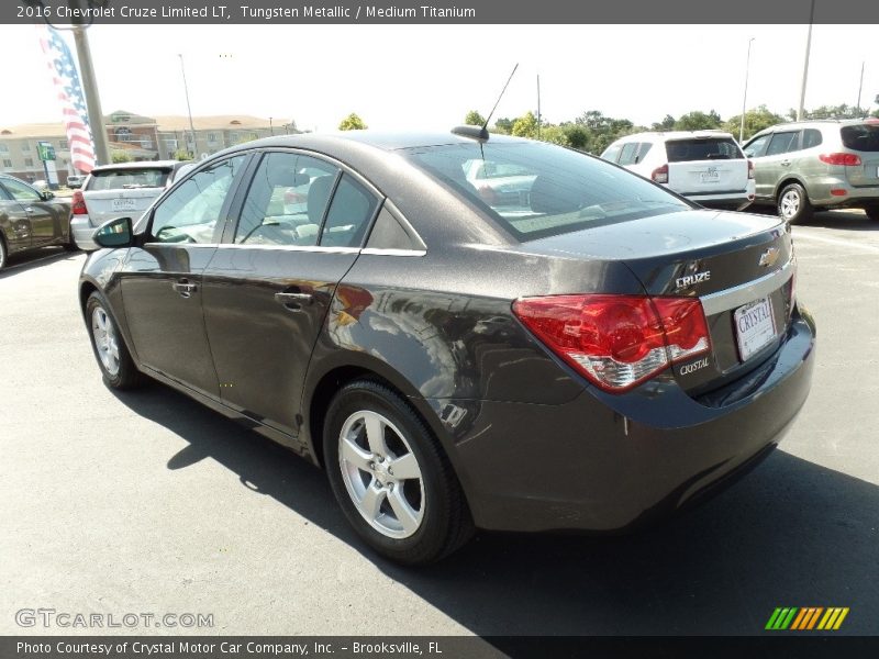 Tungsten Metallic / Medium Titanium 2016 Chevrolet Cruze Limited LT