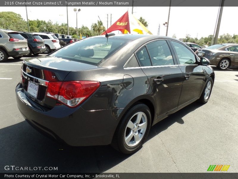 Tungsten Metallic / Medium Titanium 2016 Chevrolet Cruze Limited LT