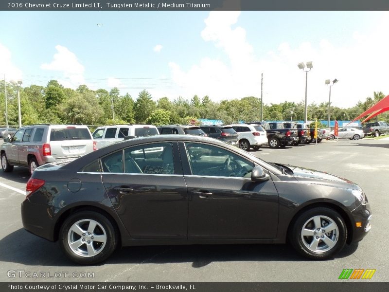 Tungsten Metallic / Medium Titanium 2016 Chevrolet Cruze Limited LT
