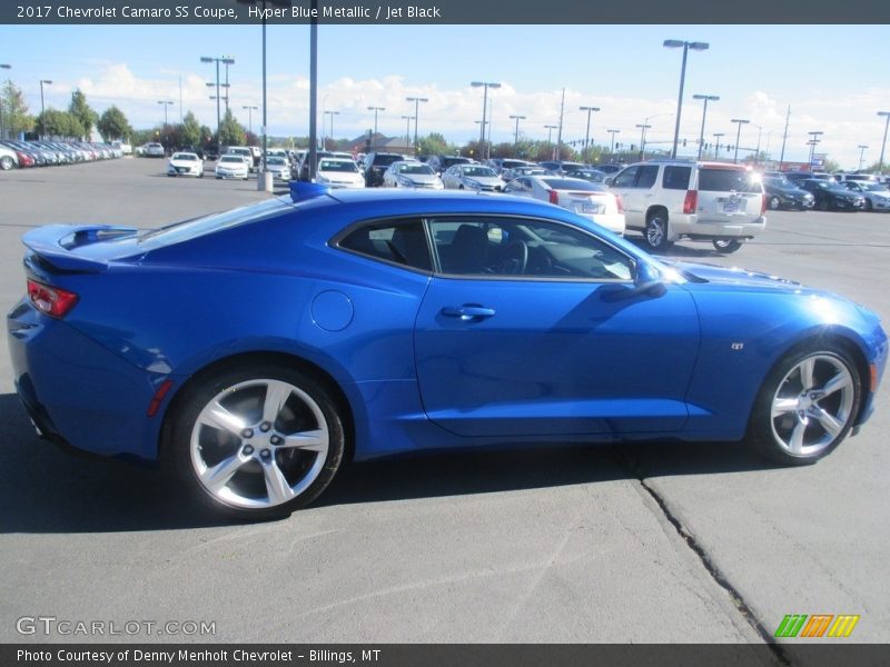 Hyper Blue Metallic / Jet Black 2017 Chevrolet Camaro SS Coupe