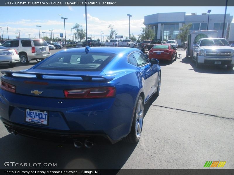 Hyper Blue Metallic / Jet Black 2017 Chevrolet Camaro SS Coupe