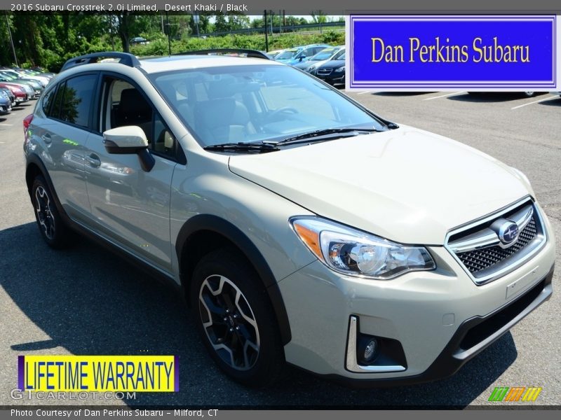 Desert Khaki / Black 2016 Subaru Crosstrek 2.0i Limited