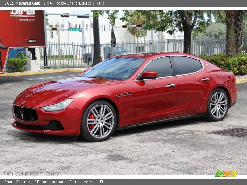 Rosso Energia (Red) / Nero 2015 Maserati Ghibli S Q4