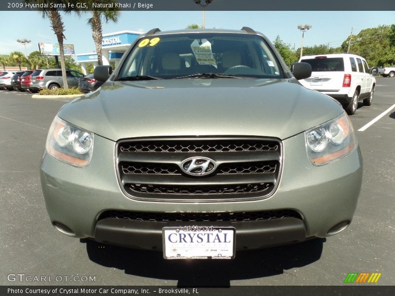 Natural Khaki / Beige 2009 Hyundai Santa Fe GLS