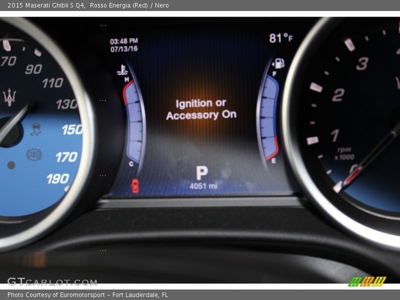 Rosso Energia (Red) / Nero 2015 Maserati Ghibli S Q4