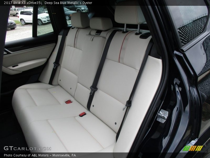 Deep Sea Blue Metallic / Oyster 2017 BMW X3 xDrive35i