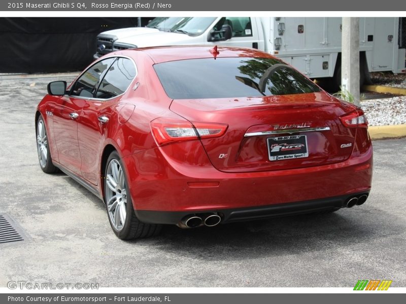 Rosso Energia (Red) / Nero 2015 Maserati Ghibli S Q4