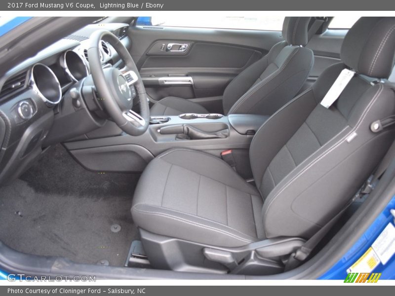 Front Seat of 2017 Mustang V6 Coupe