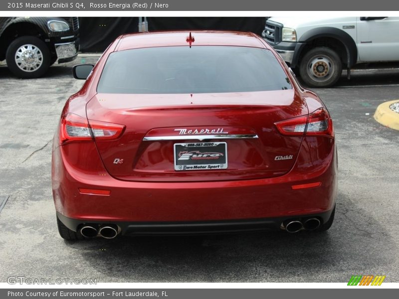 Rosso Energia (Red) / Nero 2015 Maserati Ghibli S Q4