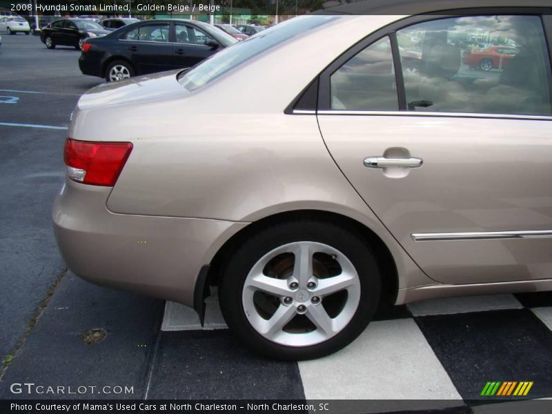Golden Beige / Beige 2008 Hyundai Sonata Limited