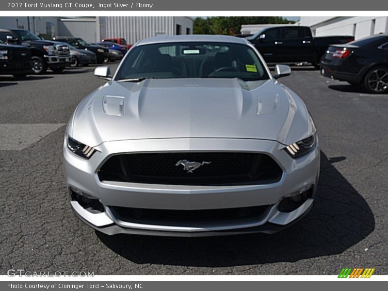 Ingot Silver / Ebony 2017 Ford Mustang GT Coupe