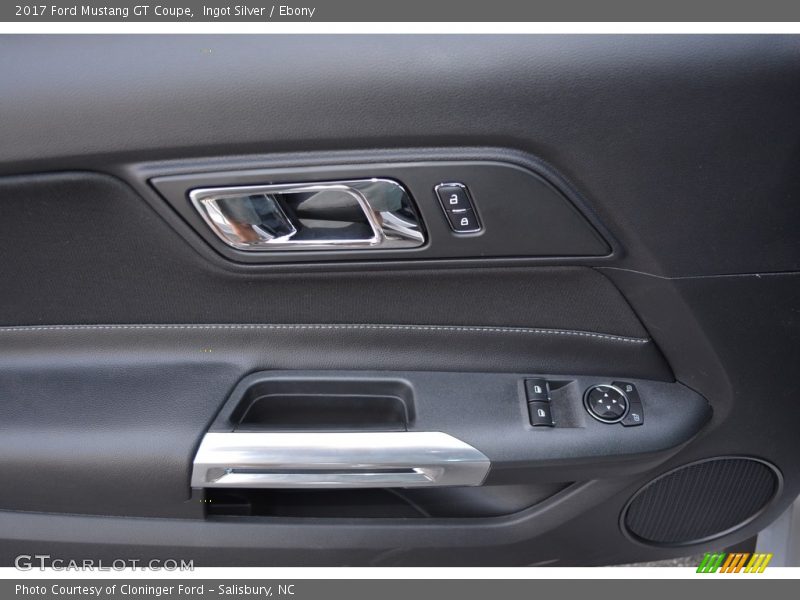 Ingot Silver / Ebony 2017 Ford Mustang GT Coupe