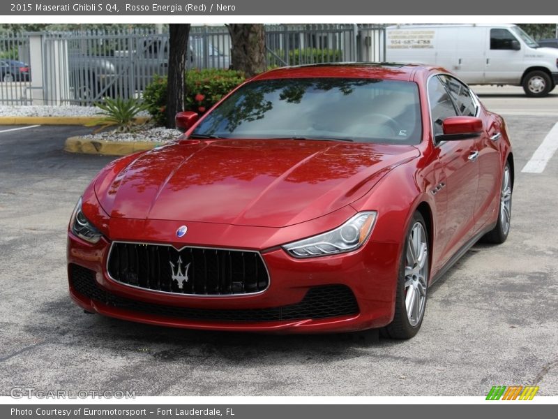Rosso Energia (Red) / Nero 2015 Maserati Ghibli S Q4