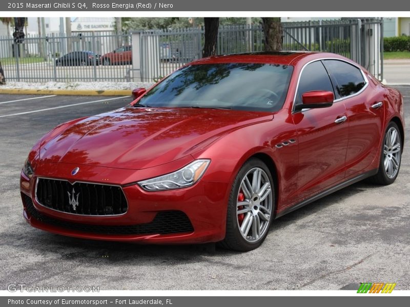 Rosso Energia (Red) / Nero 2015 Maserati Ghibli S Q4