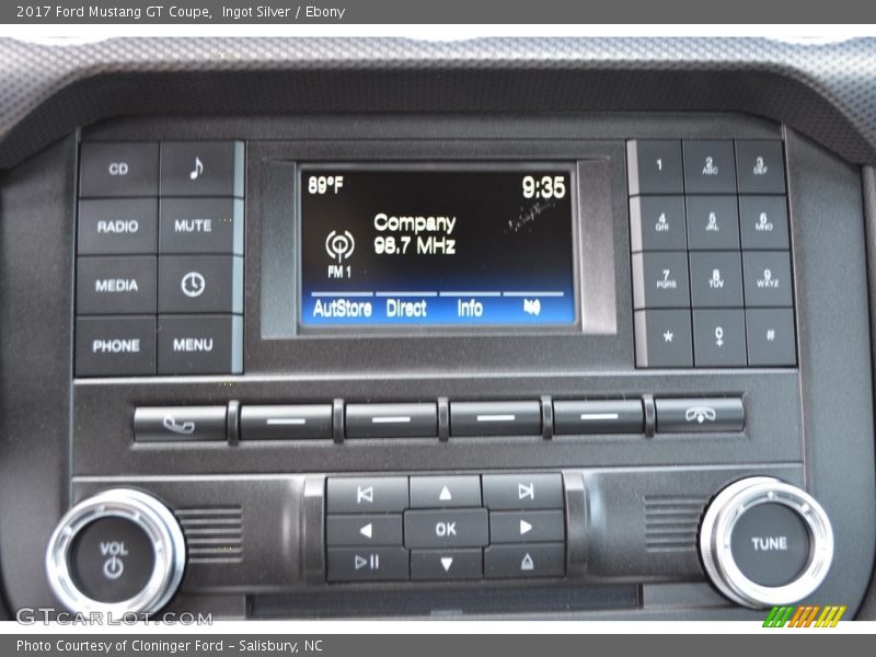 Ingot Silver / Ebony 2017 Ford Mustang GT Coupe