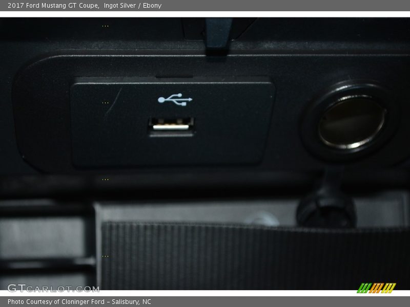 Ingot Silver / Ebony 2017 Ford Mustang GT Coupe