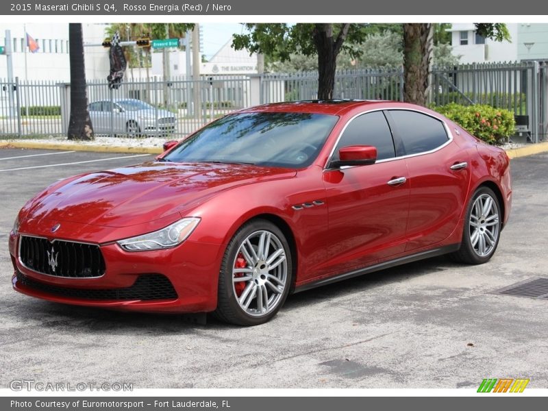 Rosso Energia (Red) / Nero 2015 Maserati Ghibli S Q4