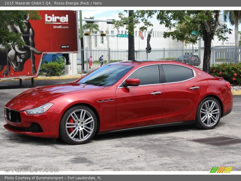 Rosso Energia (Red) / Nero 2015 Maserati Ghibli S Q4