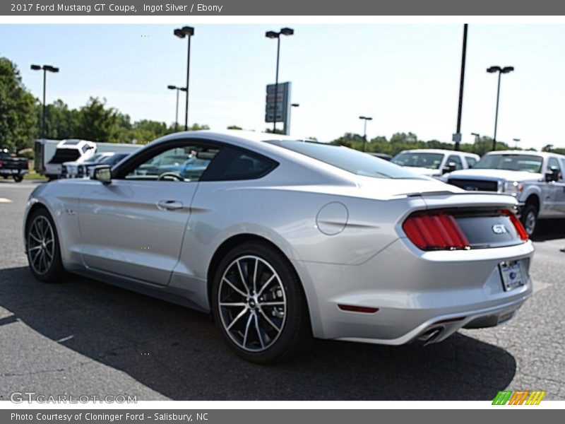 Ingot Silver / Ebony 2017 Ford Mustang GT Coupe