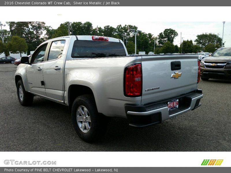 Silver Ice Metallic / Jet Black 2016 Chevrolet Colorado WT Crew Cab