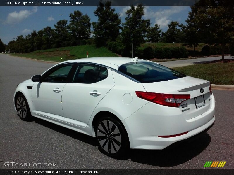 Snow White Pearl / Black 2013 Kia Optima SX