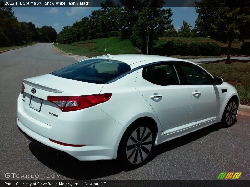 Snow White Pearl / Black 2013 Kia Optima SX